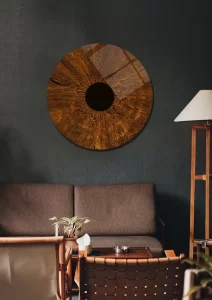 iris fotoüraf yuvarlak tablo